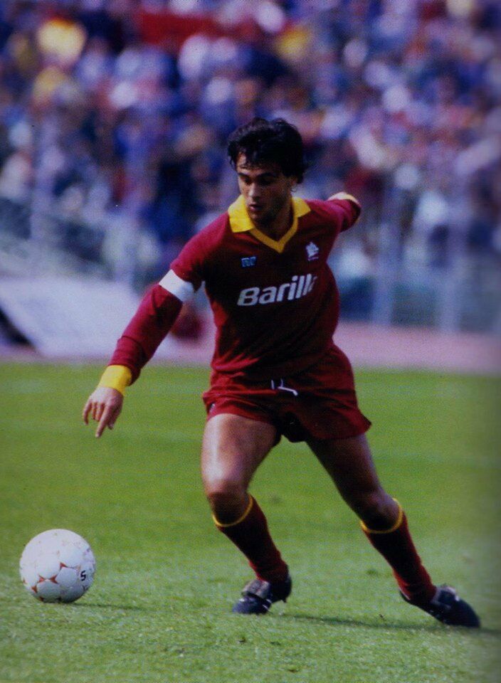 SHORTS ENNERRE ROMA BARILLA VINTAGE 86/87 no MATCH WORN FOOTBALL ULTRARARE VTG