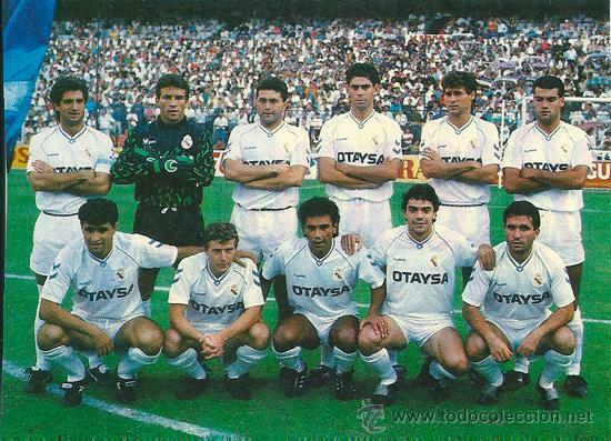 maglia calcio camiseta vintage Real Madrid Butragueno #7 match issue worn 1990