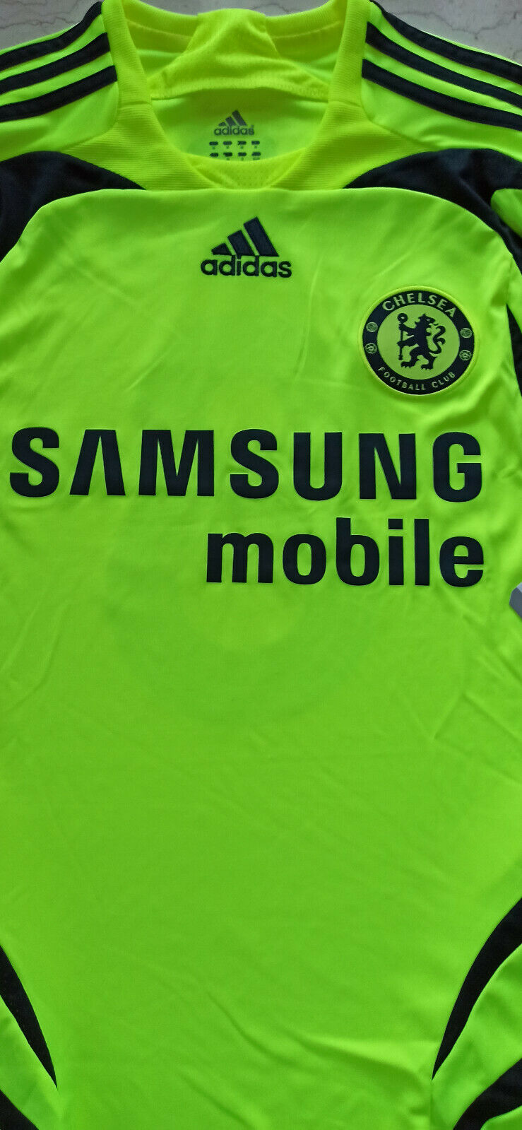 maglia calcio vintage Chelsea Lampard Champions League adidas Samsung 2007-08