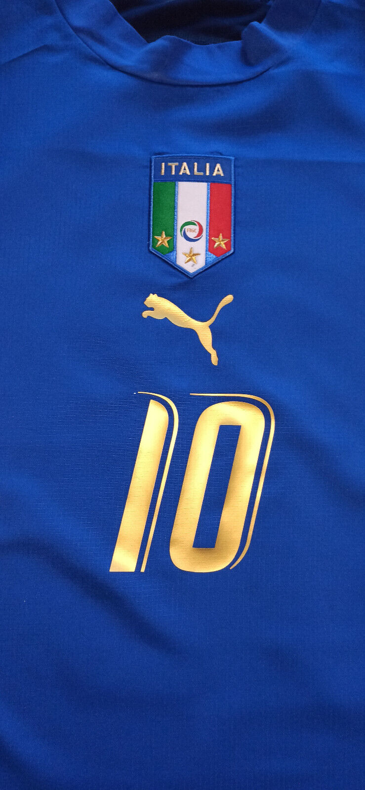 maglia calcio totti vintage Italia 2006 Puma World Cup 2006 XL Made in Romania