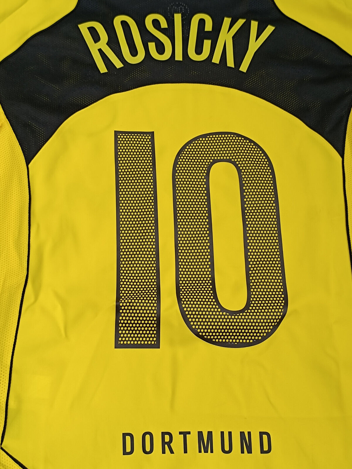 maglia calcio vintage Borussia Dortmund ROSICKY Nike 2004 2005 shirt