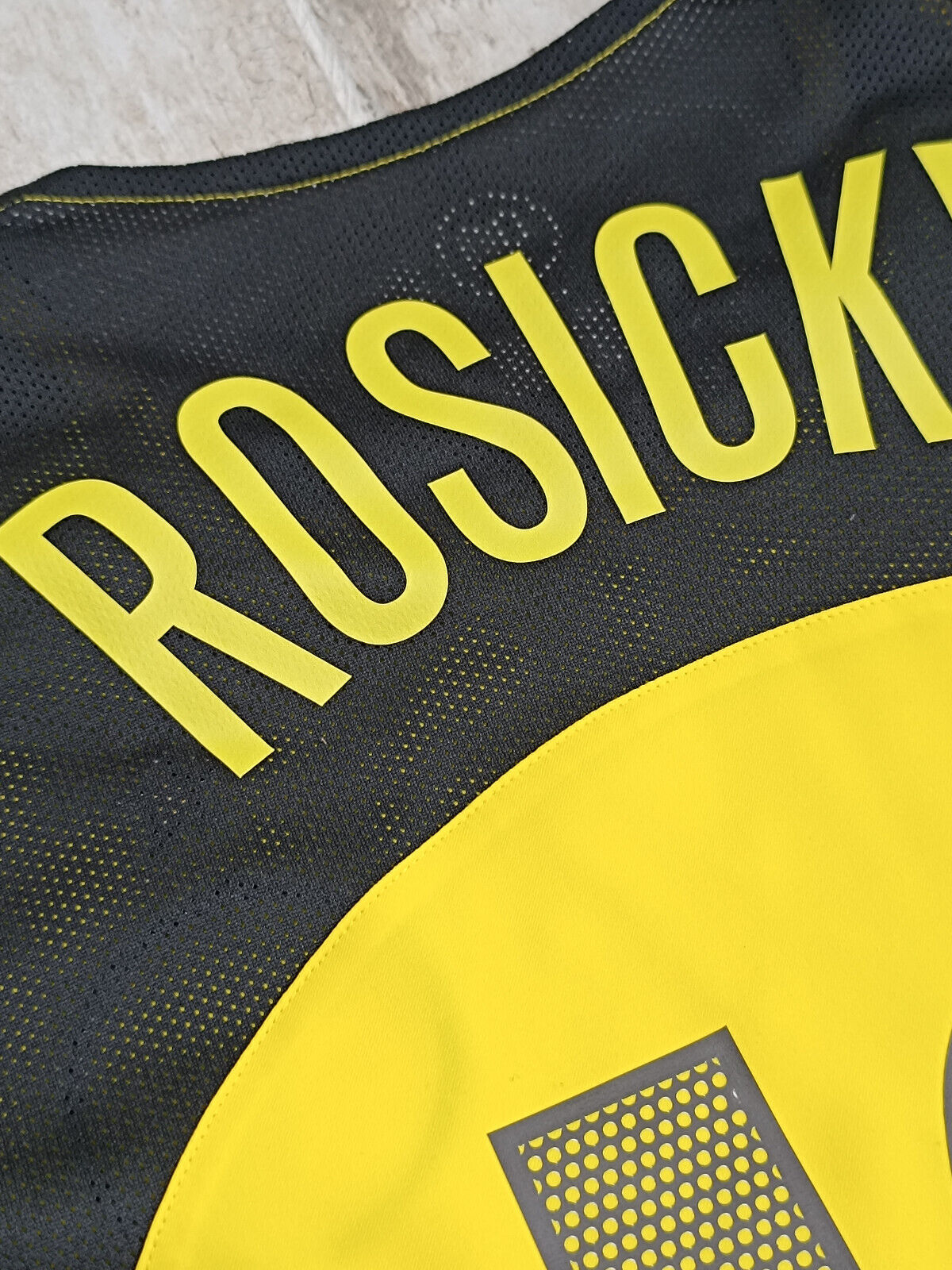 maglia calcio vintage Borussia Dortmund ROSICKY Nike 2004 2005 shirt