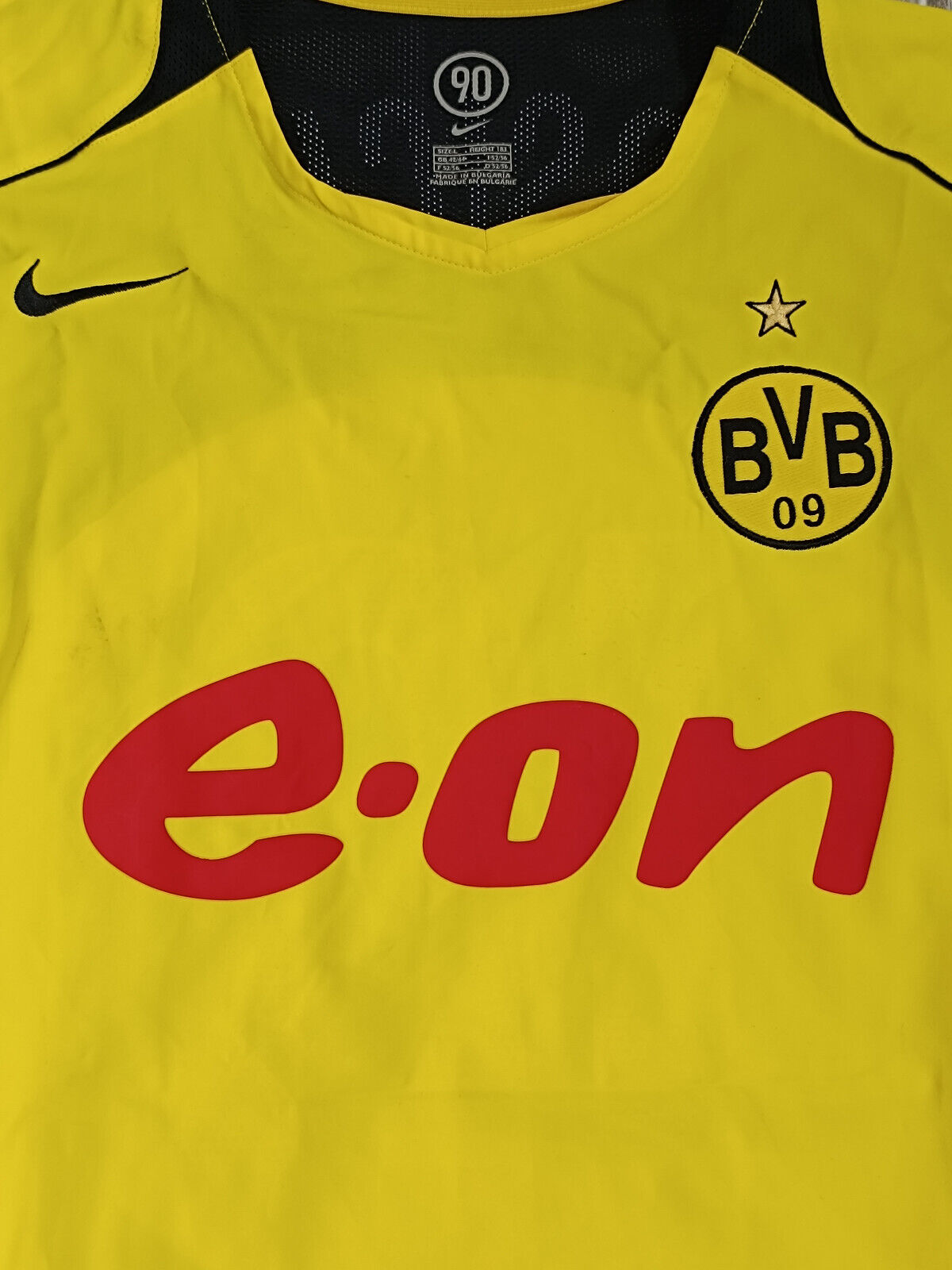 maglia calcio vintage Borussia Dortmund ROSICKY Nike 2004 2005 shirt