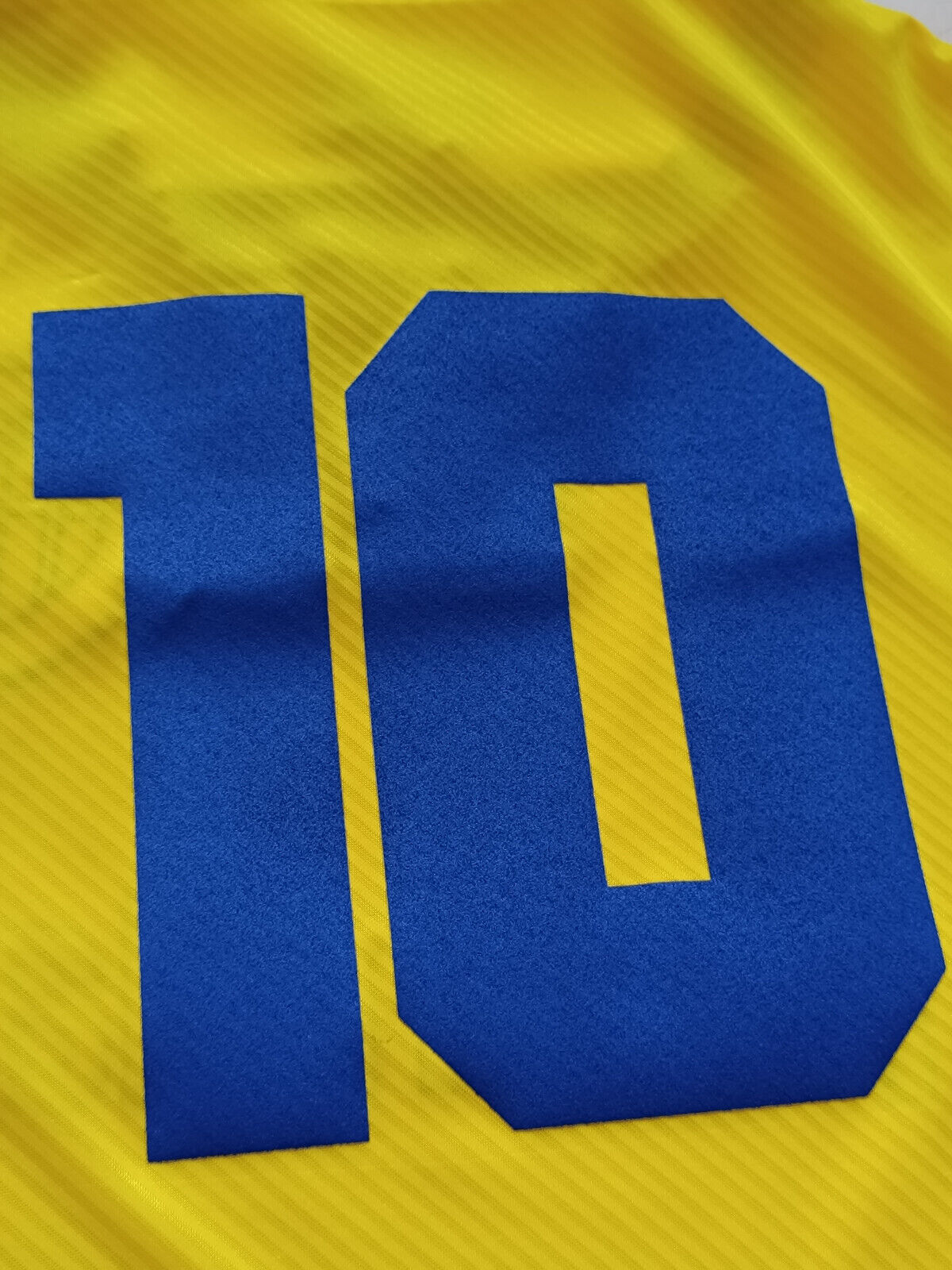 maglia calcio vintage AC Parma Zola Parmalat XL Home shirt 1993-94 UEFA CUP
