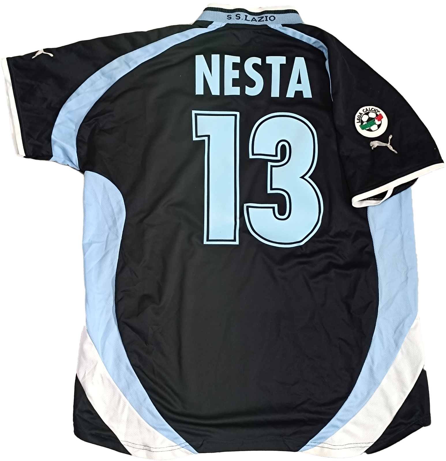 maglia calcio vintage Lazio Puma Cirio Scudetto 1999 2000 NESTA