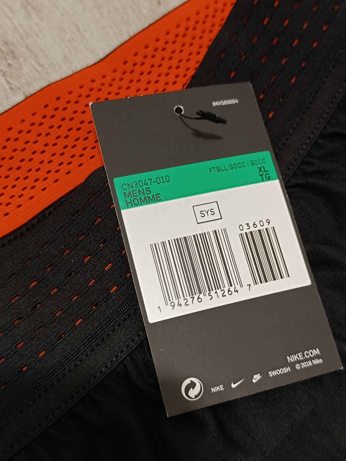 pantaloncini roma worn player issue EL SHARAAWY nike shorts 2020 2021 third kit