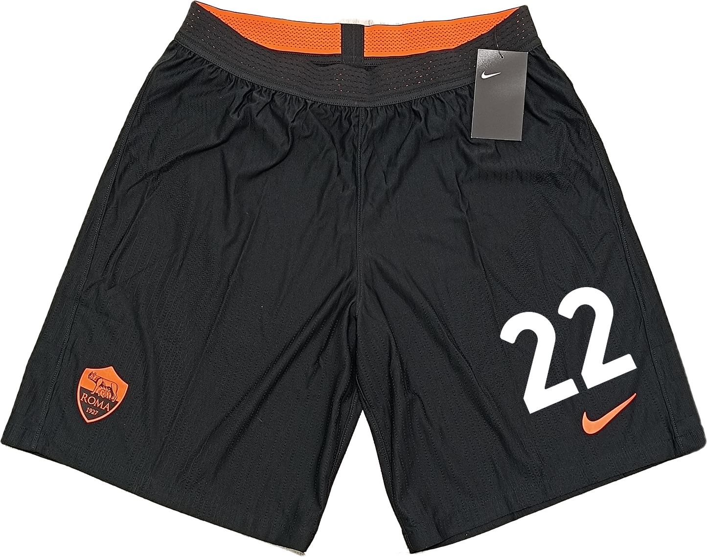pantaloncini roma worn player issue ZANIOLO nike shorts 2020 2021 third kit