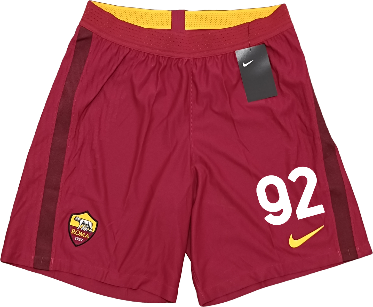 pantaloncini roma worn player issue EL SHARAAWY nike shorts 2020 2021 Home kit