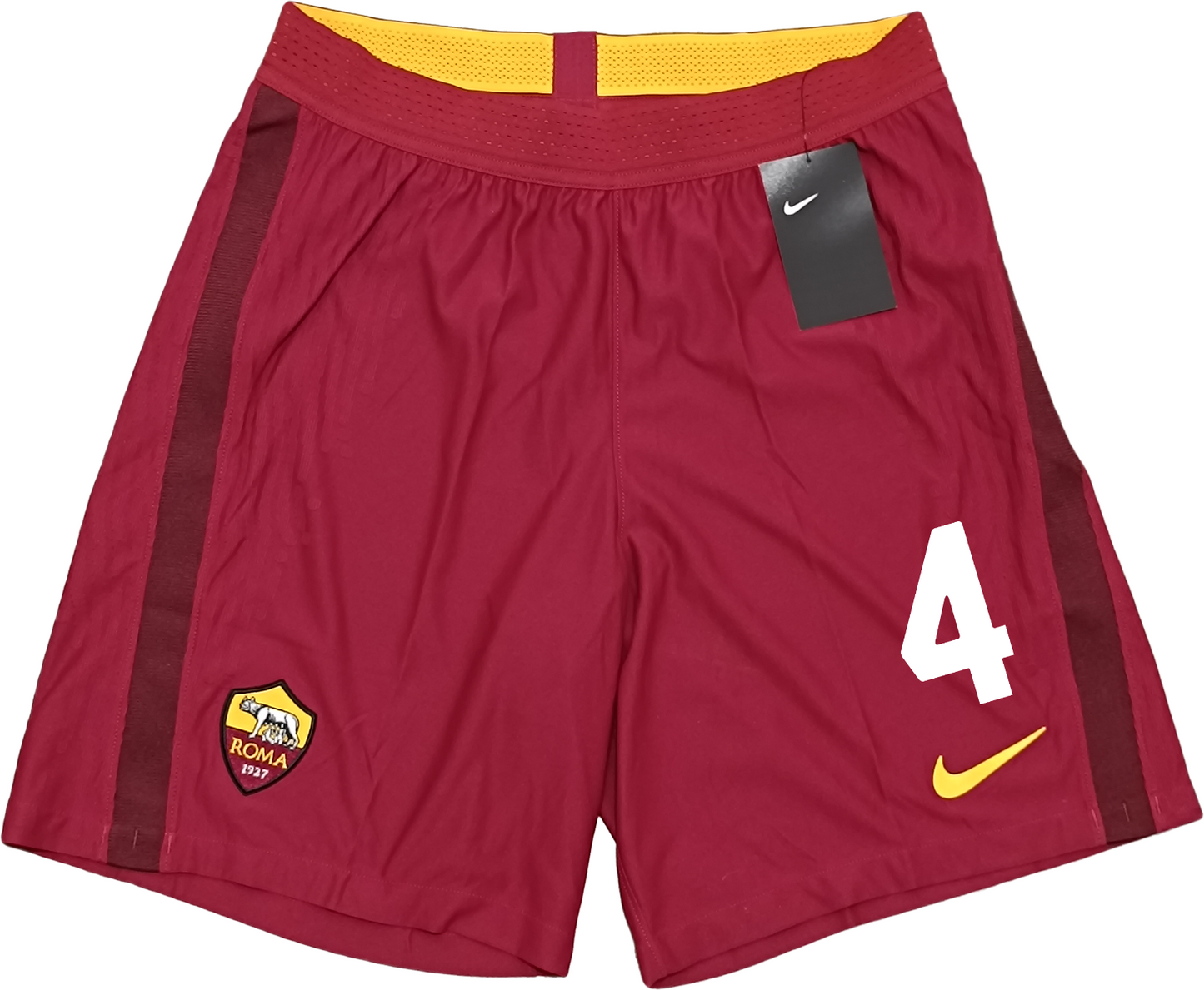 pantaloncini roma worn player issue CRISTANTE nike shorts 2020 2021 Home kit