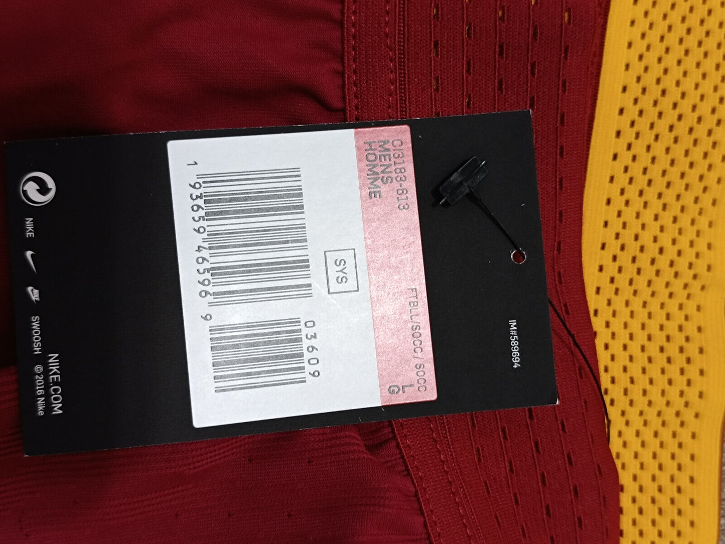 pantaloncini roma worn player issue CRISTANTE nike shorts 2020 2021 Home kit