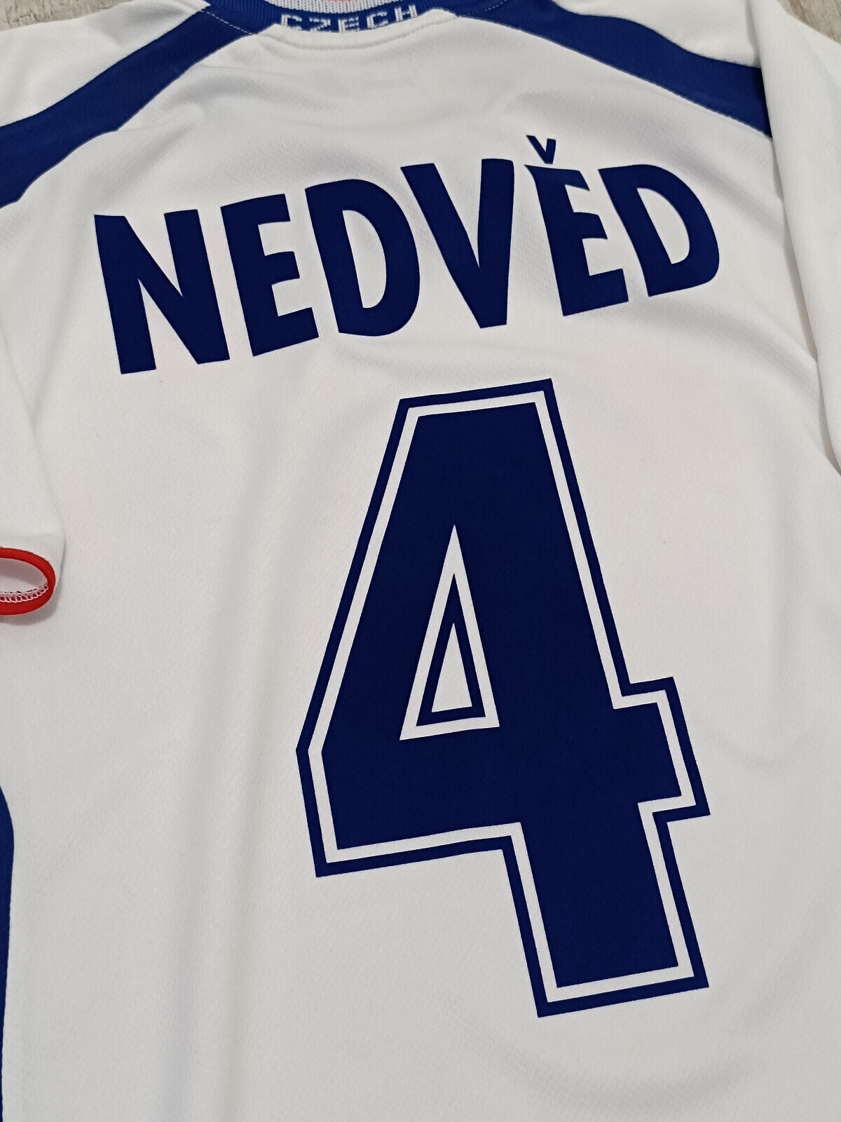 maglia Czech Republic Euro 2000 NEDVED Puma XL vintage shirt NO THAI