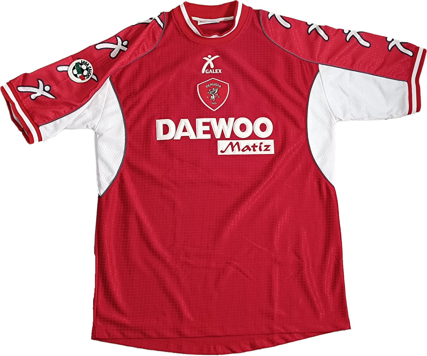 maglia calcio vintage Perugia MATERAZZI 2000 2001 Galex player friendly XL home
