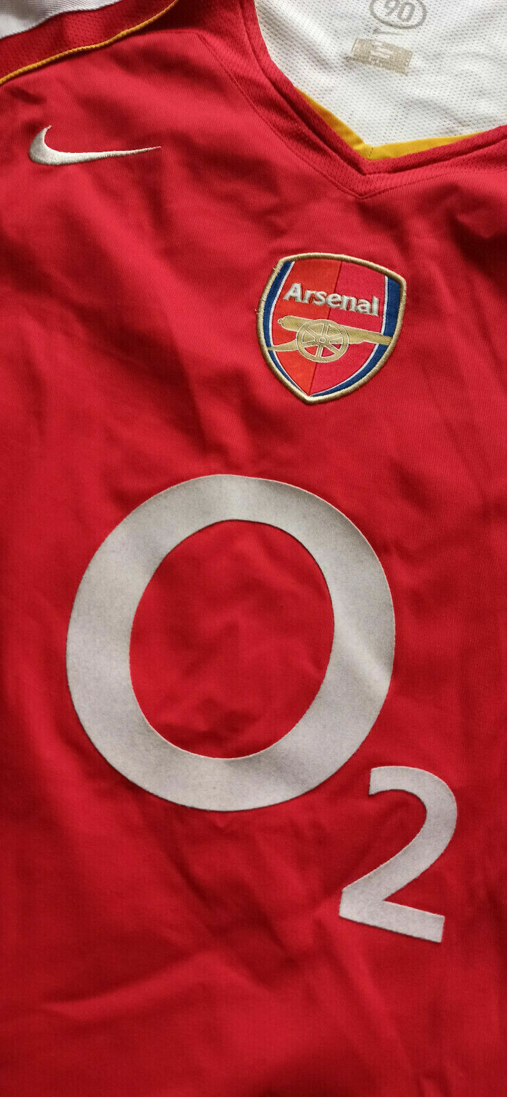 maglia calcio vintage Bergkamp Arsenal vintage Nike 2004-05 M Highbury Premier