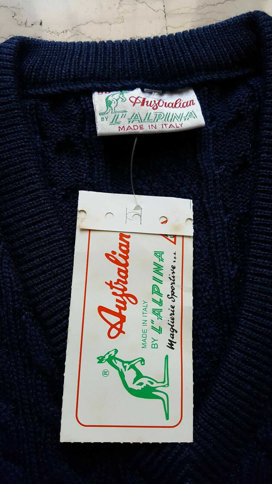 vintage australian ivanisevic l'alpina tennis pullover hoodie wool gabber 80s 90