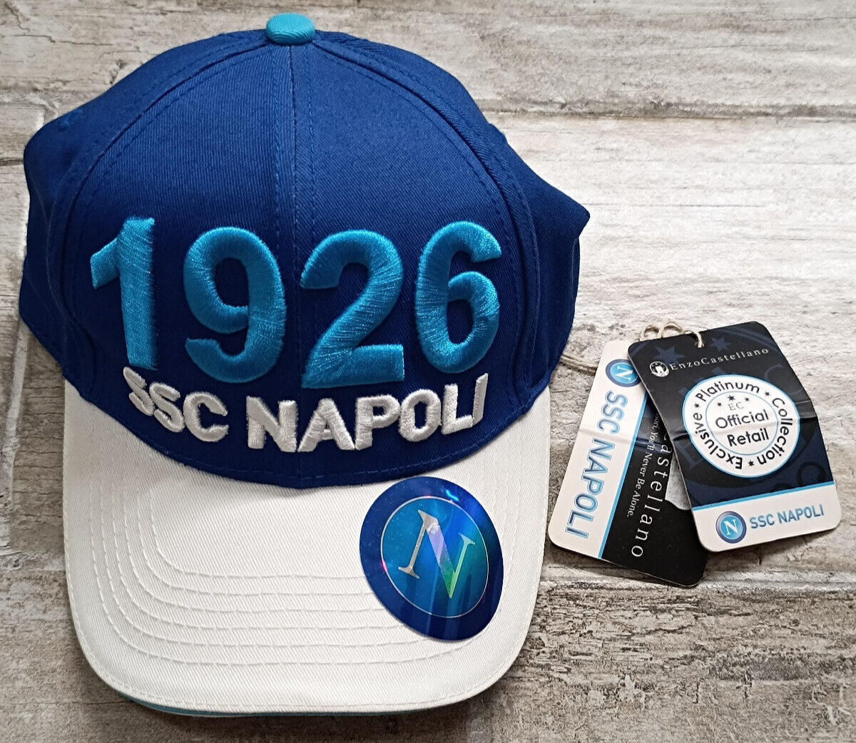 SSC Napoli vintage Cappello hat Kombat 2008 2009 Enzo Castellano