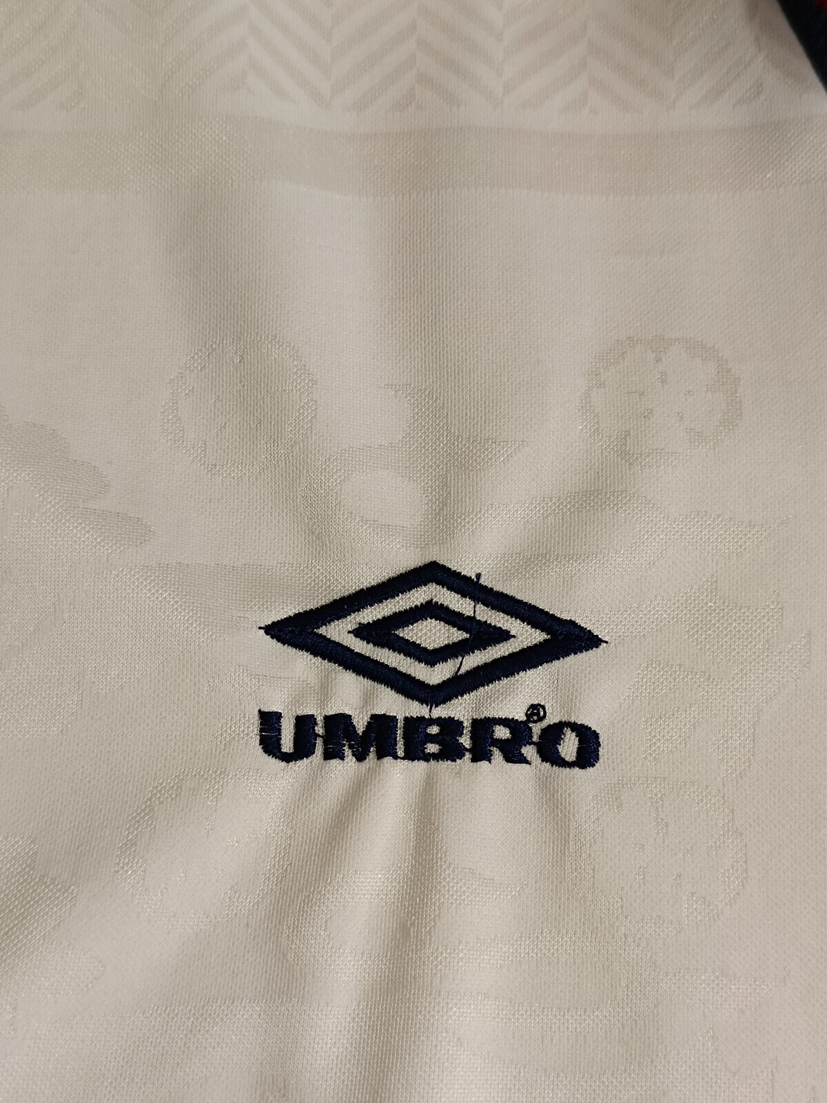 maglia calcio England GASCOIGNE Umbro World CUP 1994 qualifiers shirt jersey XL