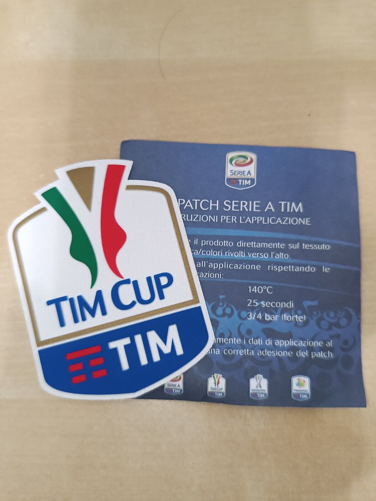 Toppa Patch Tim Cup Coppa Italia Ufficiale Originale Serie A