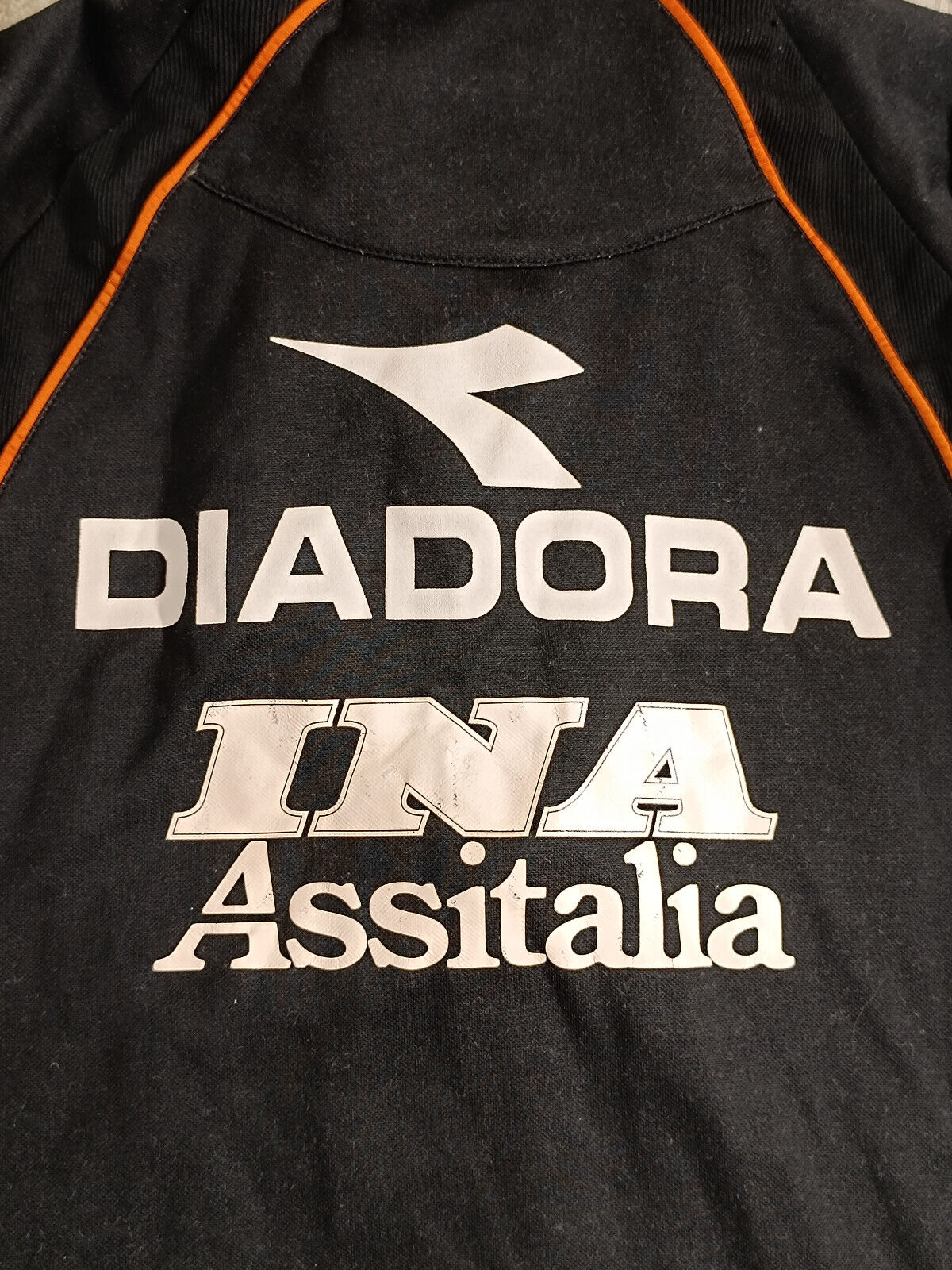 Maglia AS Roma diadora training sweat felpa Ina Assitalia match worn STOCK PRO