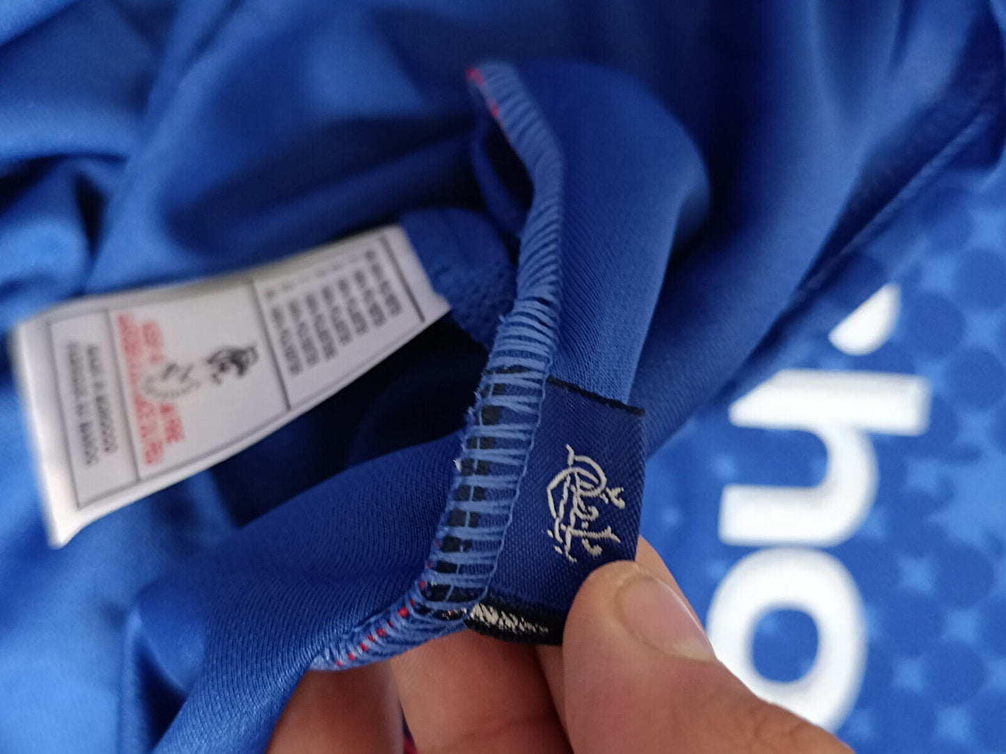 maglia calcio vintage Rangers 2002 2003 Caniggia Diadora NTL Large BRAND NEW TAG