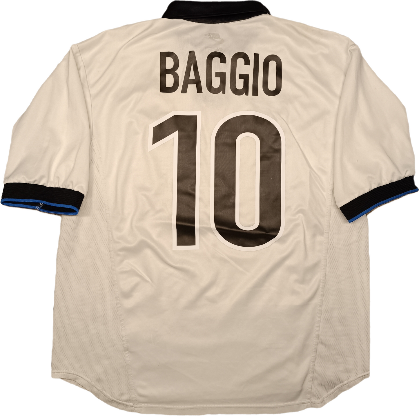 maglia calcio INTER BAGGIO vintage Authentic Nike Pirelli 1998 1999 away shirt