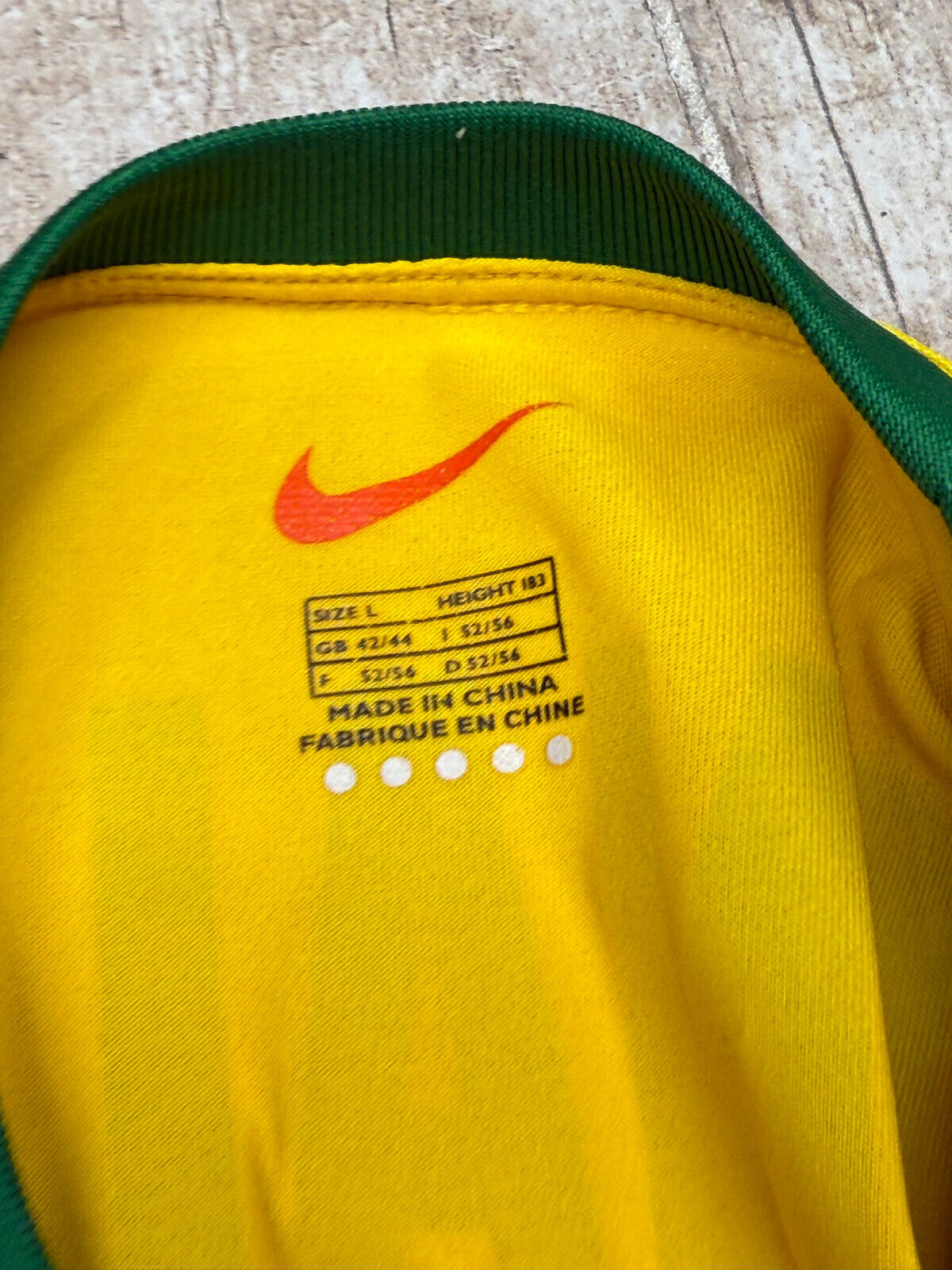 maglia calcio vintage Brasile Ronaldo Brazil Nike 1999 2000 L World Cup