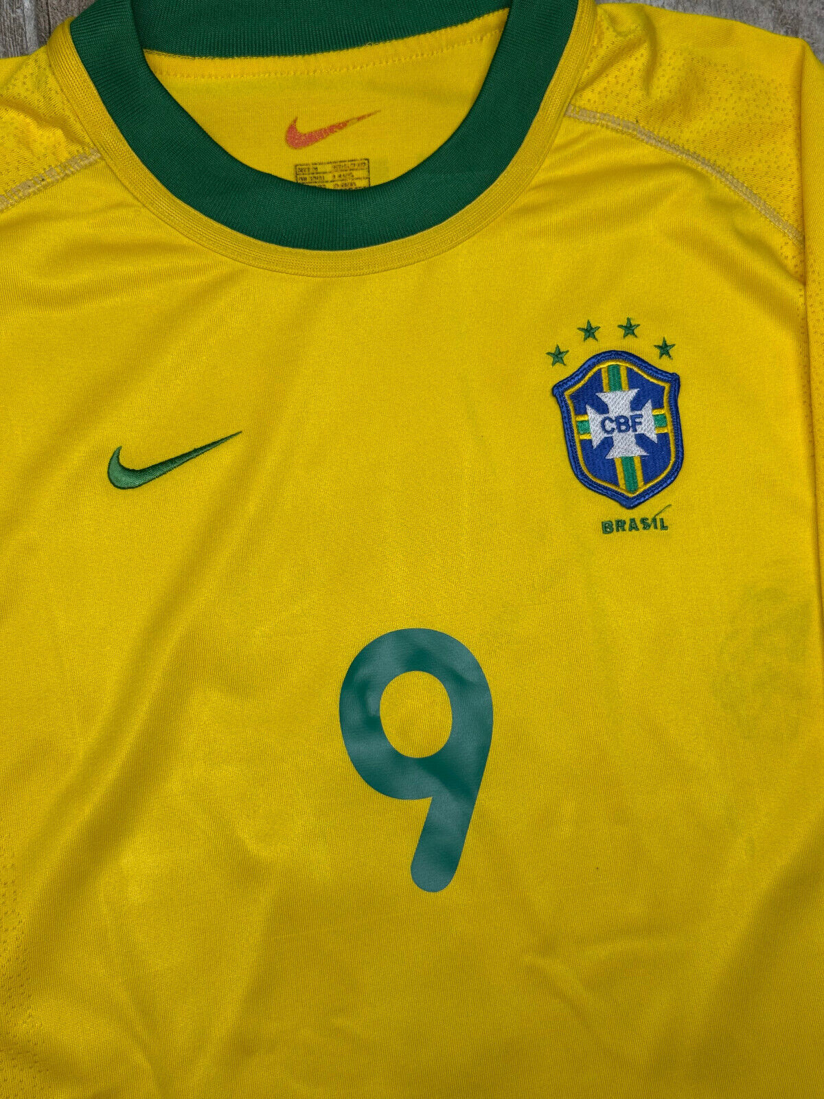 maglia calcio vintage Brasile Ronaldo Brazil Nike 1999 2000 M World Cup