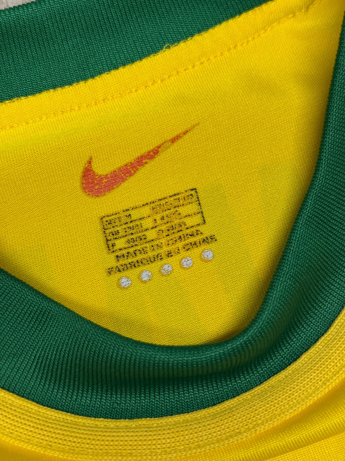 maglia calcio vintage Brasile Ronaldo Brazil Nike 1999 2000 M World Cup