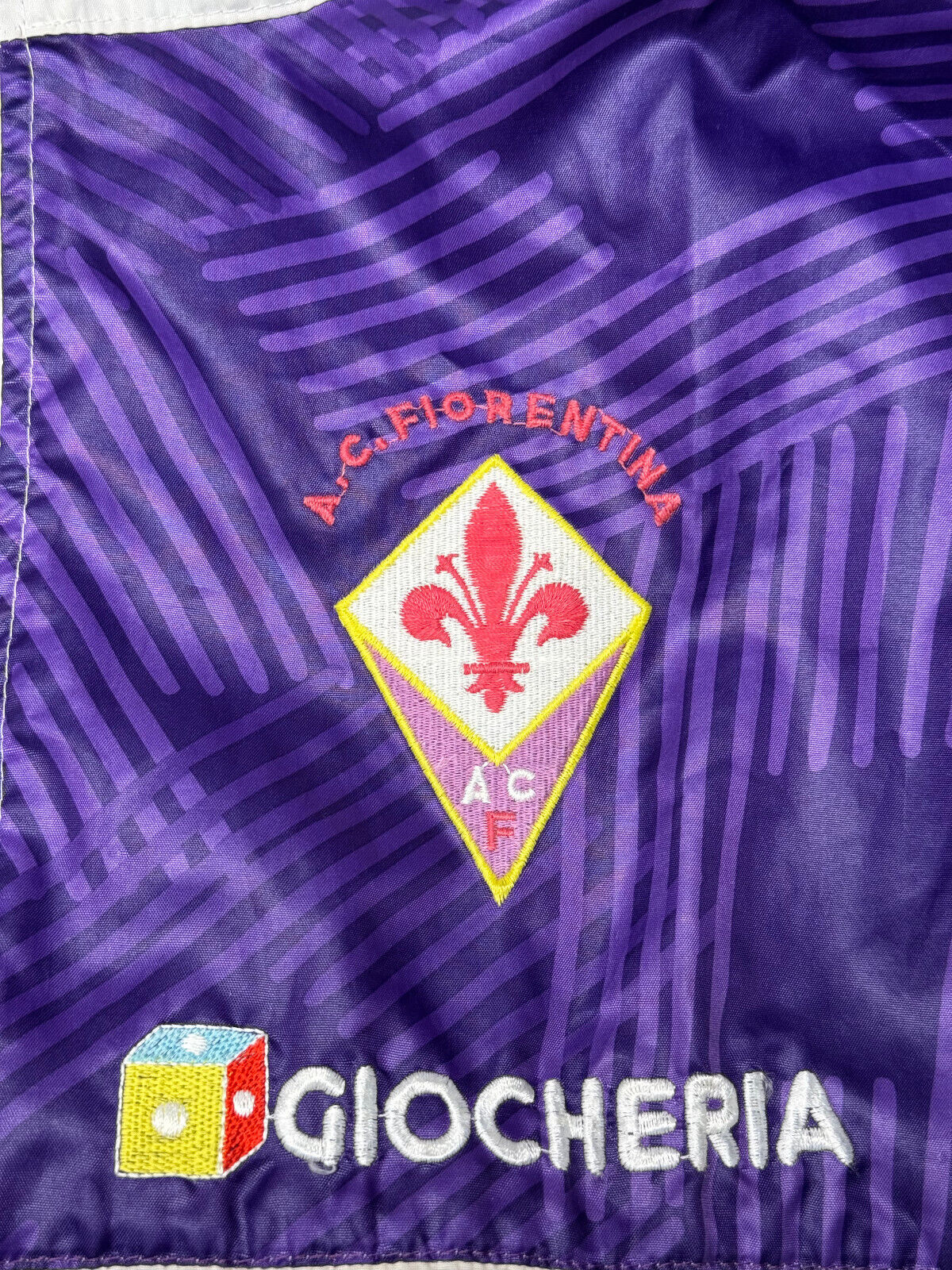 maglia vintage fiorentina Batistuta 1991 1992 Lotto Giocheria Jacket Tracktop