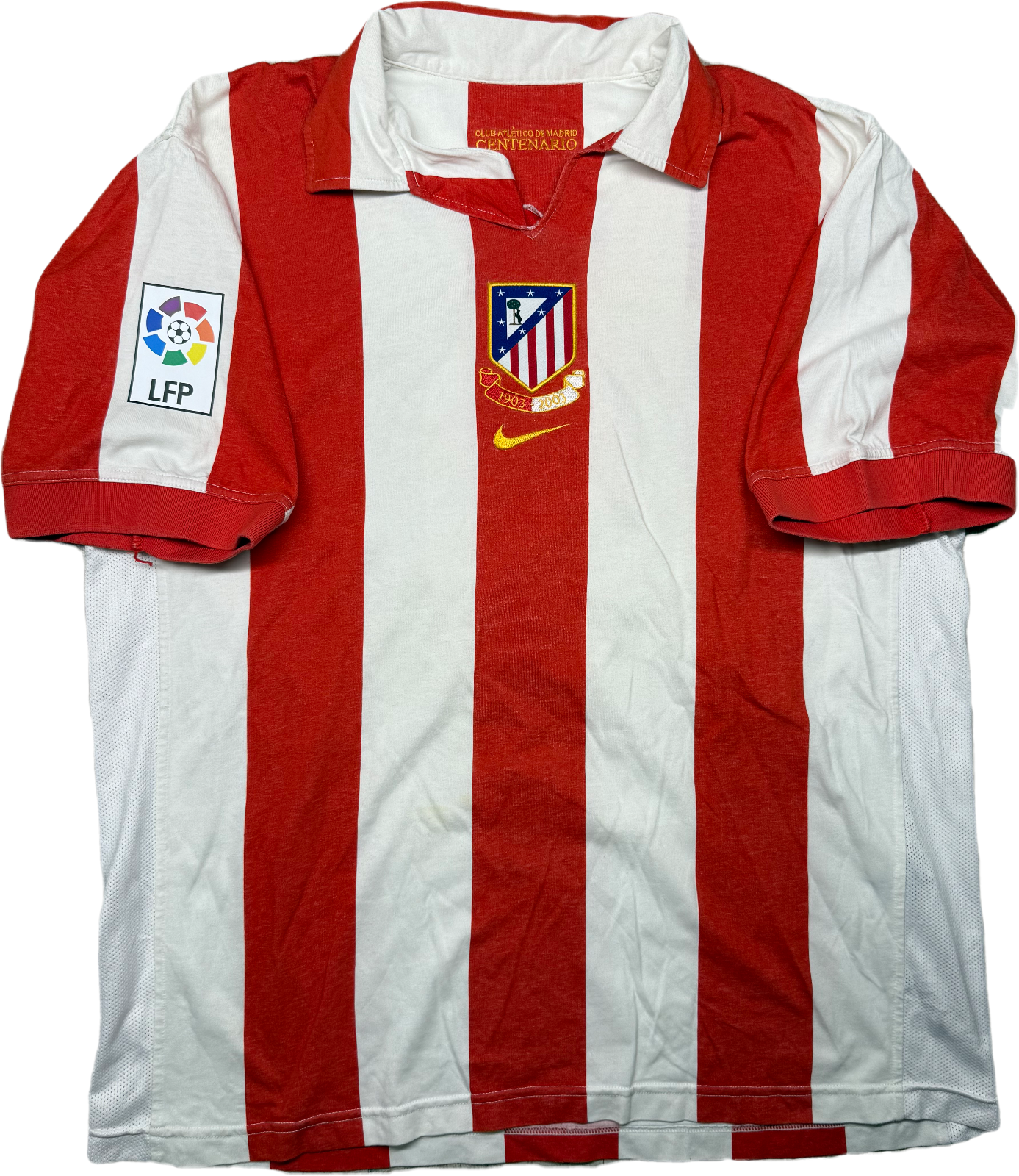 maglia calcio Atletico madrid Nike Torres Jersey vintage 2003-04 centenario