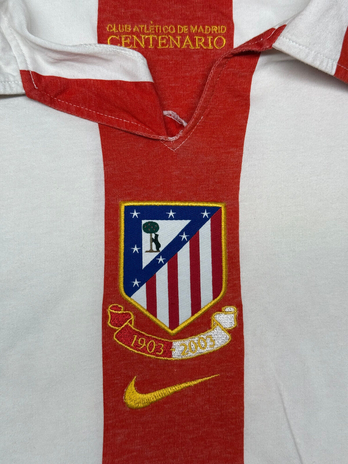 maglia calcio Atletico madrid Nike Torres Jersey vintage 2003-04 centenario