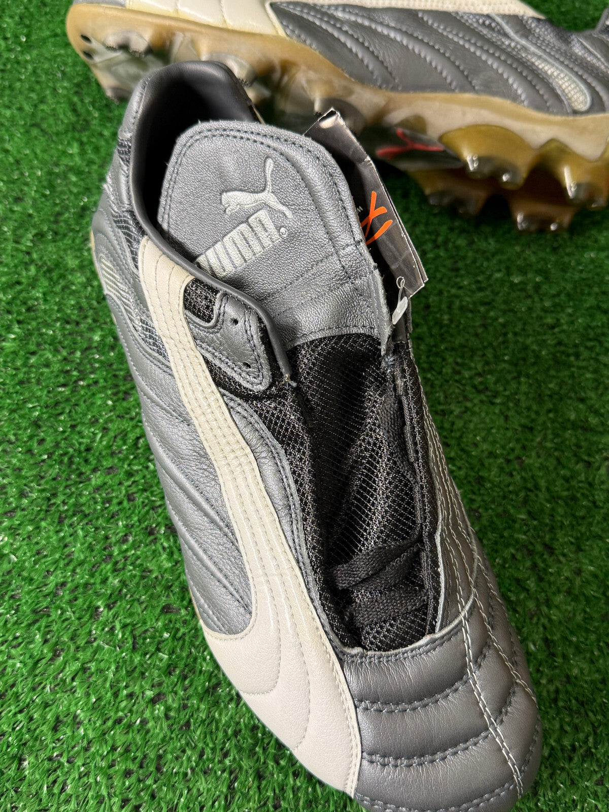 RARE SCARPE PUMA KING PRO CALCIO FOOTBALL BOOTS 2002 MARADONA US7 CELLERATOR