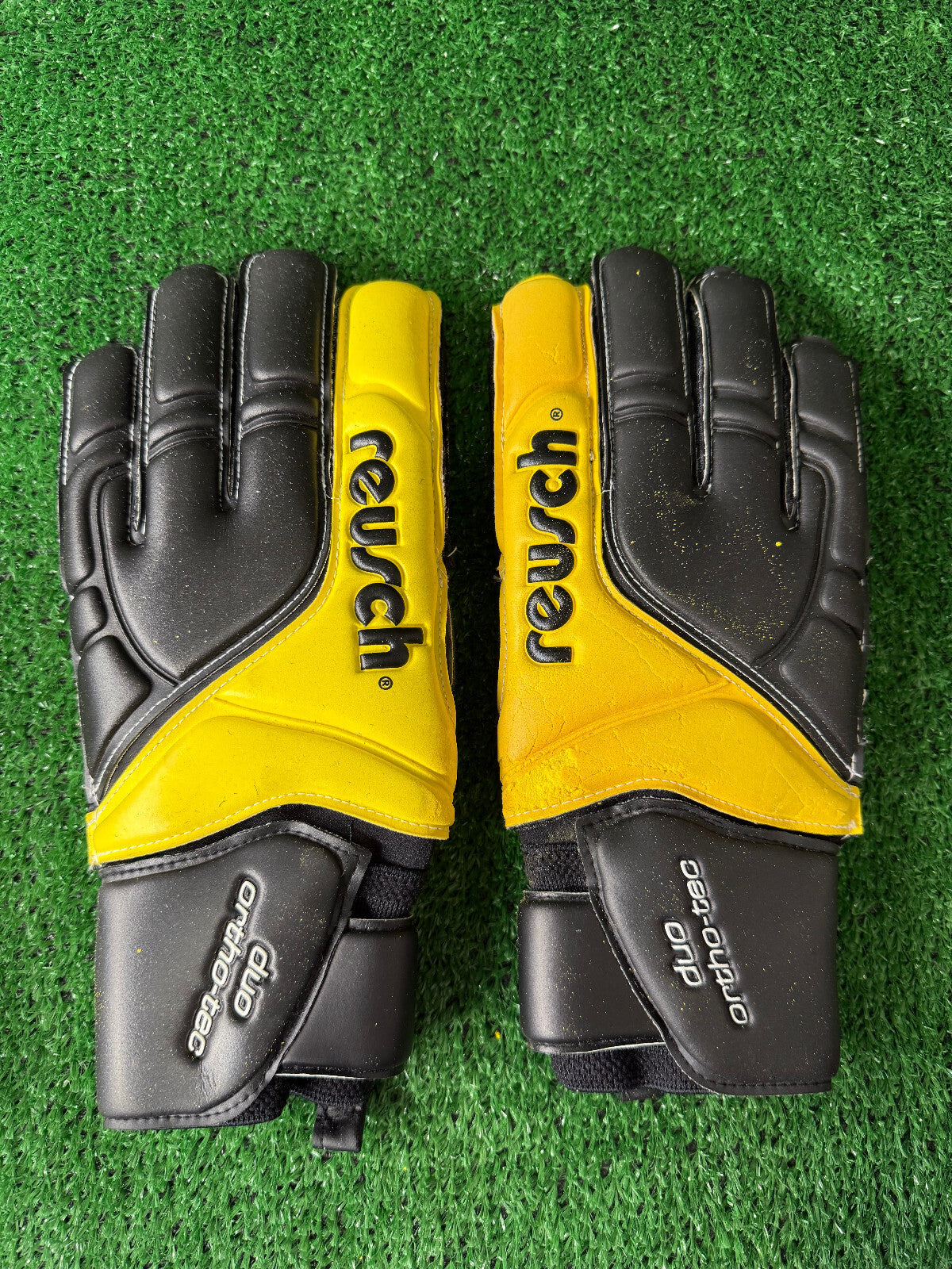 guanti portiere Reusch AC MILAN DIDA 2004 Goalkeeper gloves vintage DUO ORTOTECH