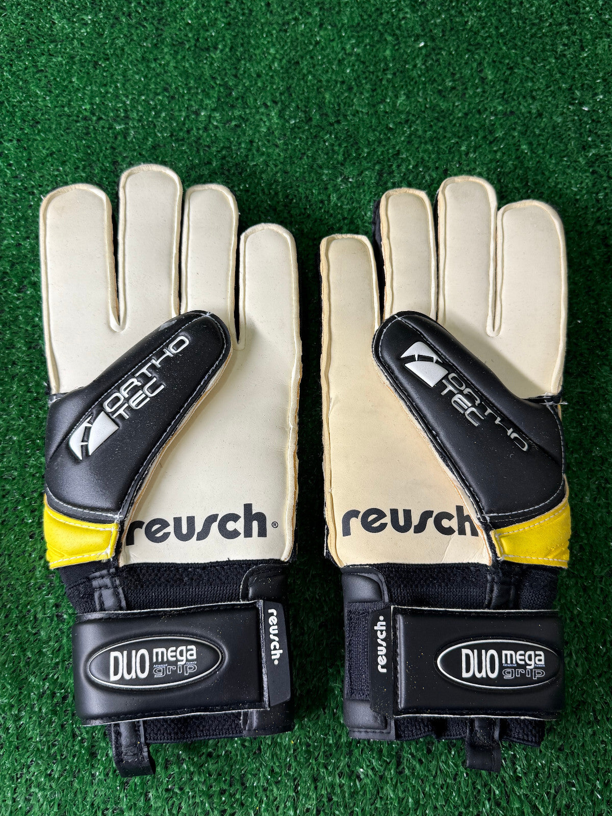 guanti portiere Reusch AC MILAN DIDA 2004 Goalkeeper gloves vintage DUO ORTOTECH