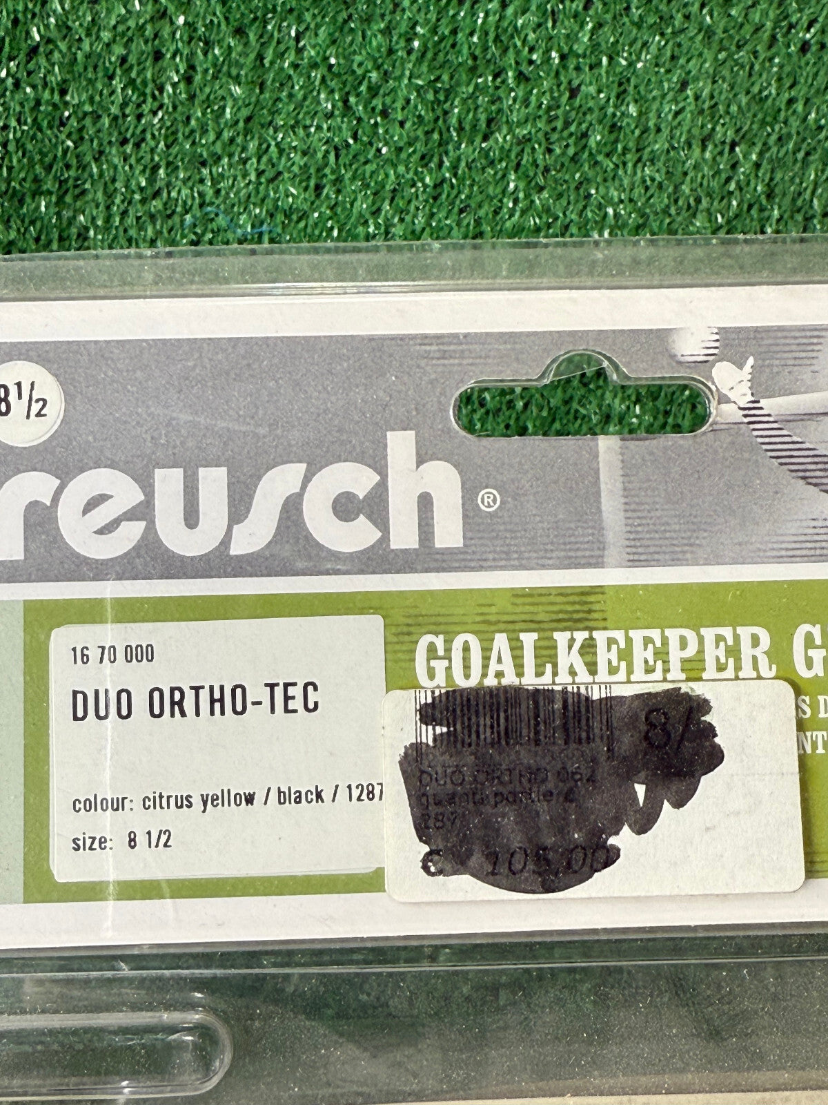 guanti portiere Reusch AC MILAN DIDA 2004 Goalkeeper gloves vintage DUO ORTOTECH