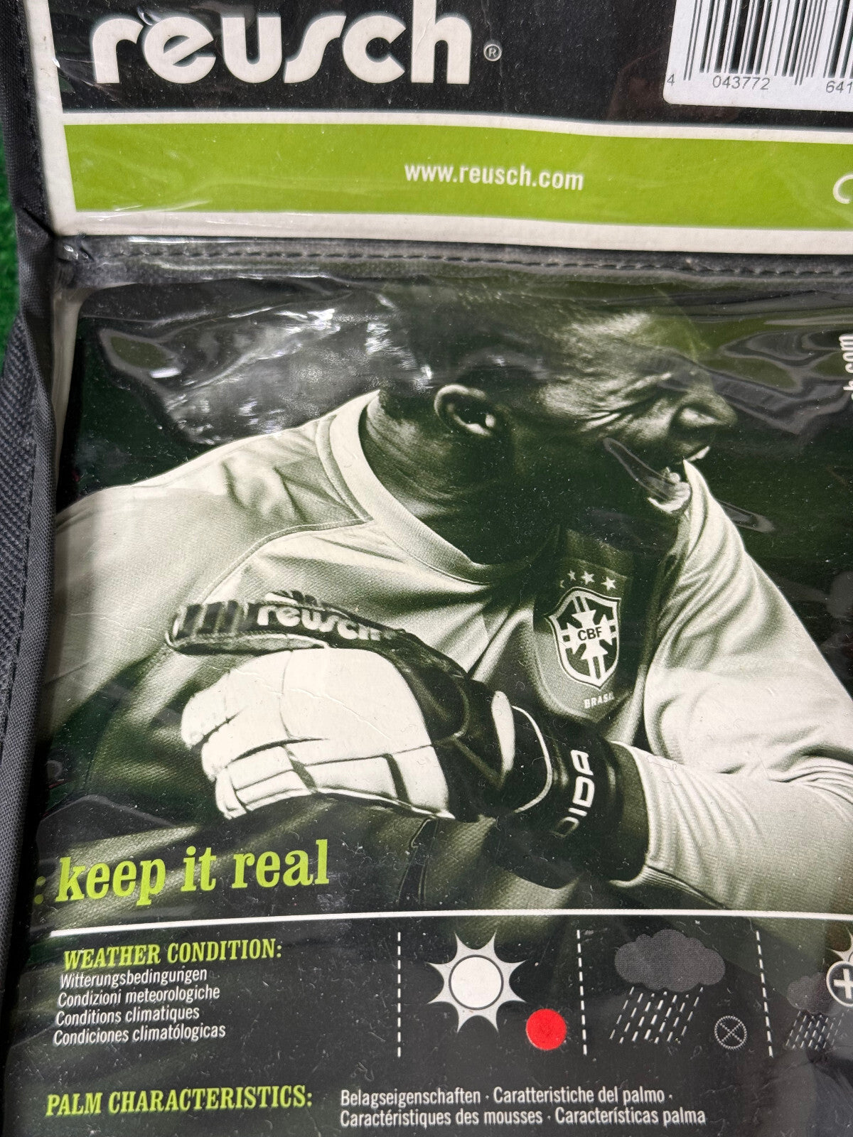 guanti portiere Reusch AC MILAN DIDA 2006 Goalkeeper gloves vintage PALADIAN 10,