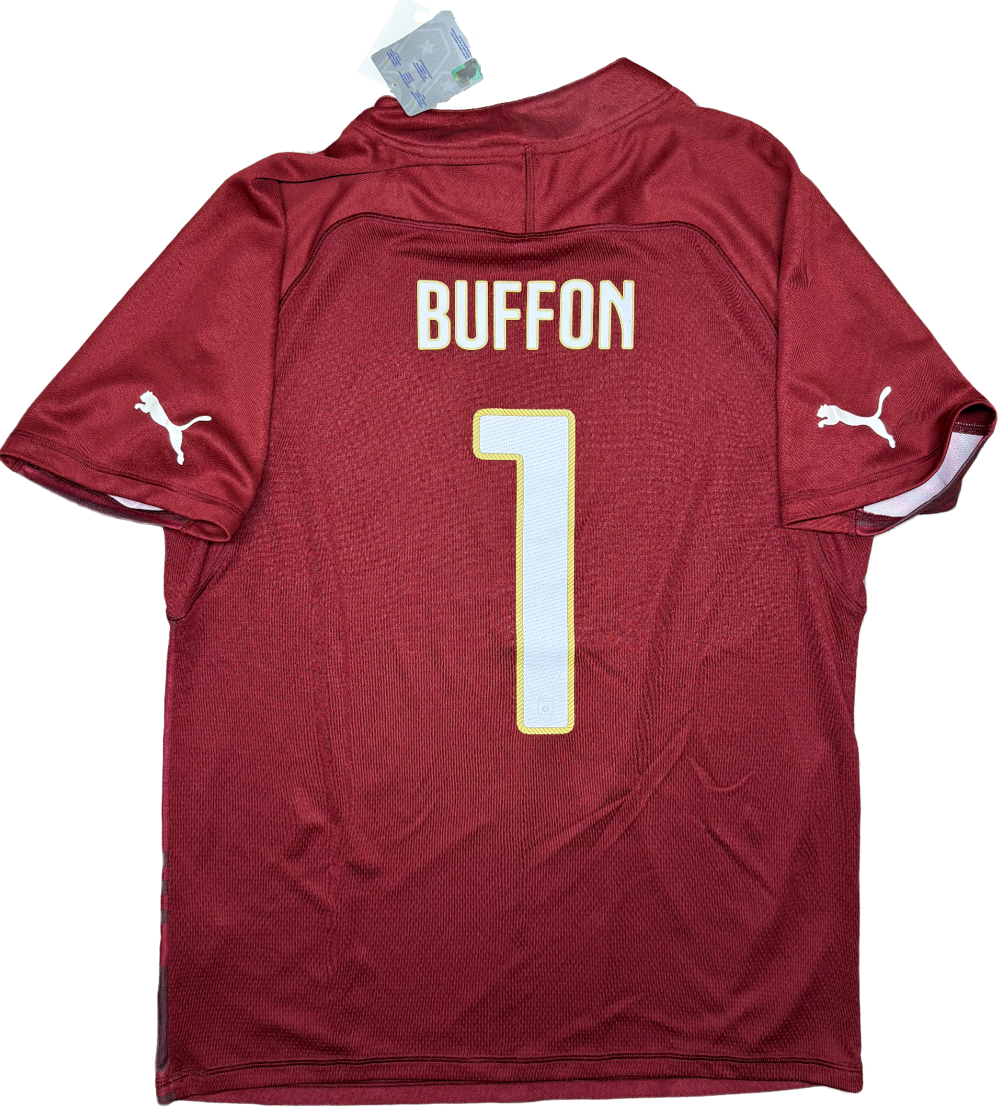 maglia calcio vintage Italia Puma Buffon Italy Brasil PLAYER World Cup 2014 L