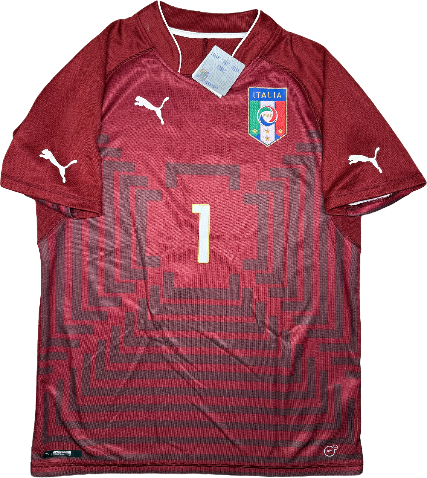 maglia calcio vintage Italia Puma Buffon Italy Brasil PLAYER World Cup 2014 L