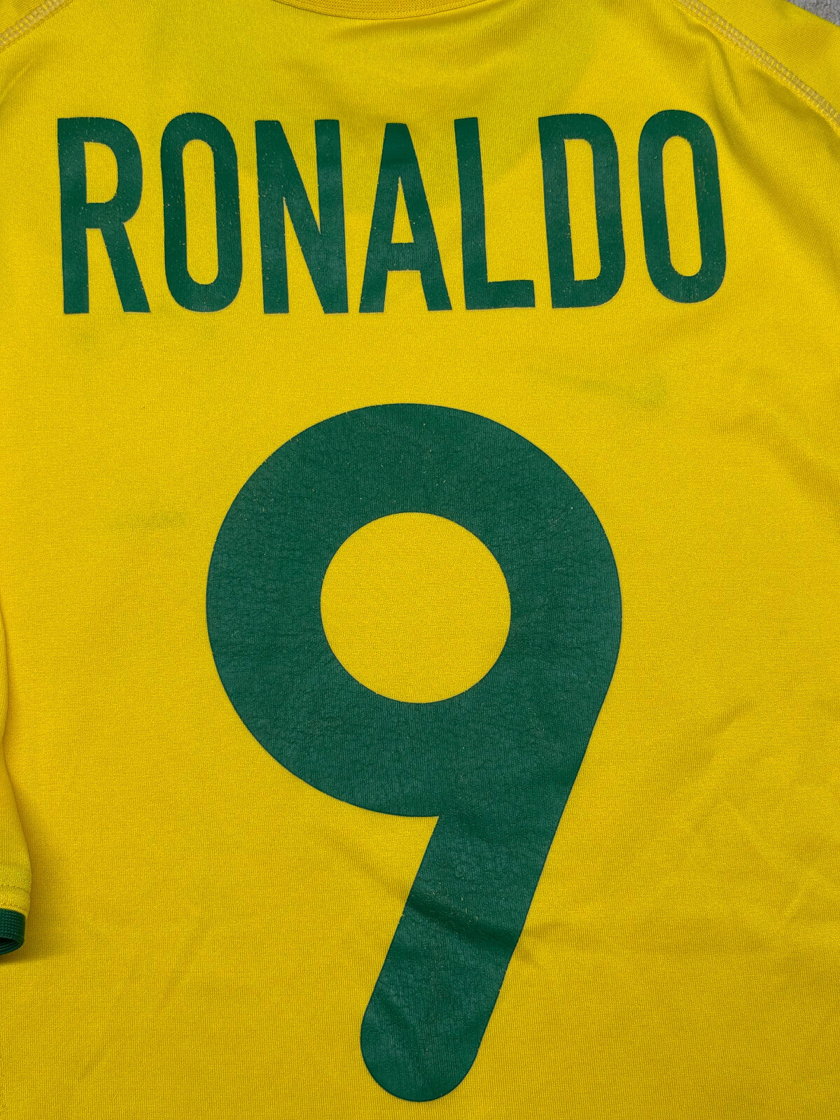 maglia calcio vintage Brasile Ronaldo Brazil Nike 1999 2000 M World Cup