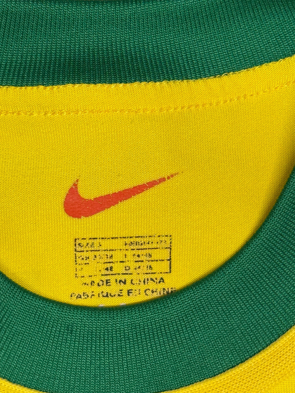 maglia calcio vintage Brasile Ronaldo Brazil Nike 1999 2000 M World Cup