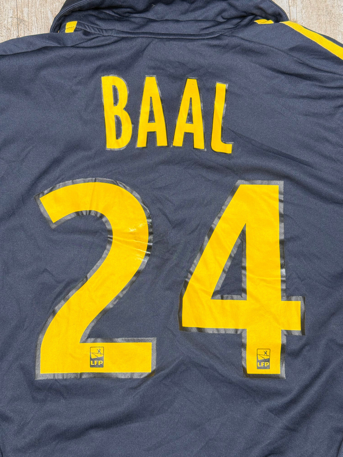 match worn Adidas RC LENS Baal #24 2012 2013 away Ligue 1 FORMOTION Large