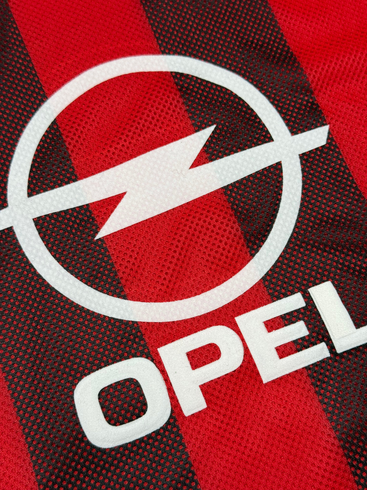 maglia calcio vintage AC Milan Inzaghi Adidas 2002 2003 OPEL Climalite