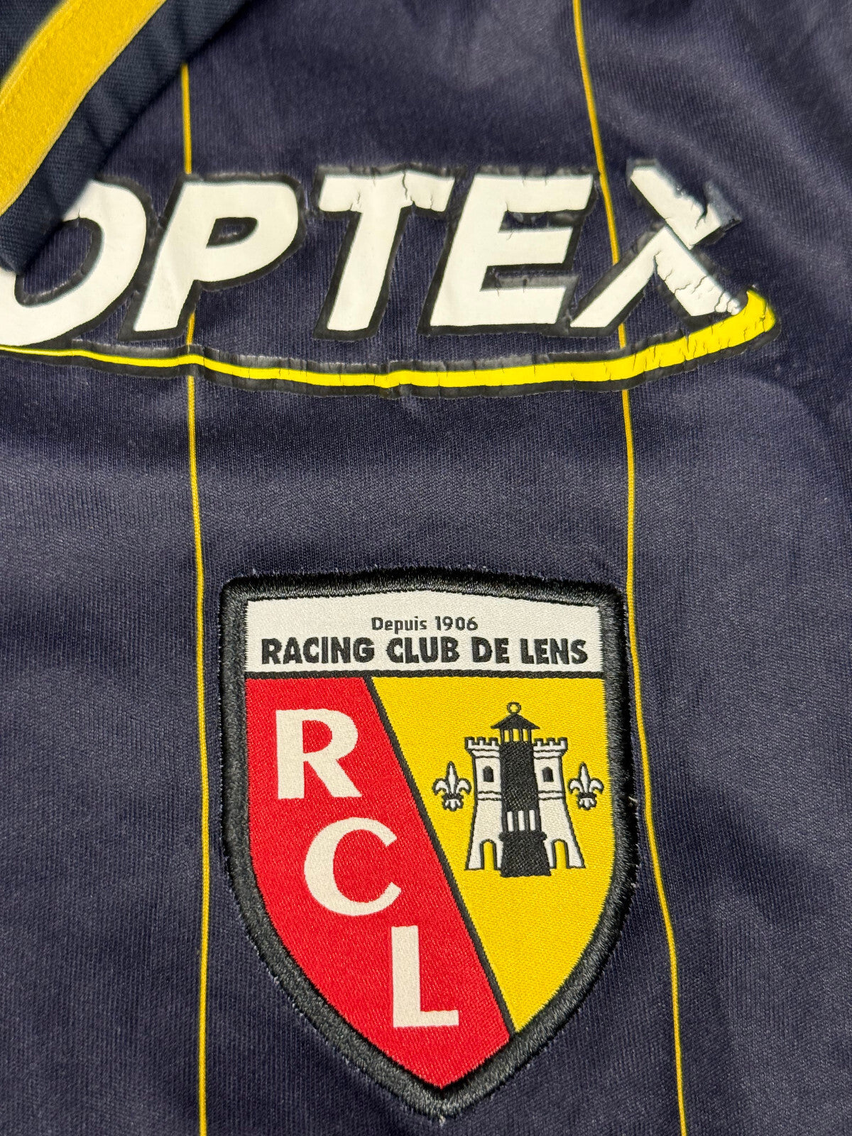 match worn Adidas RC LENS Baal #24 2012 2013 away Ligue 1 FORMOTION Large