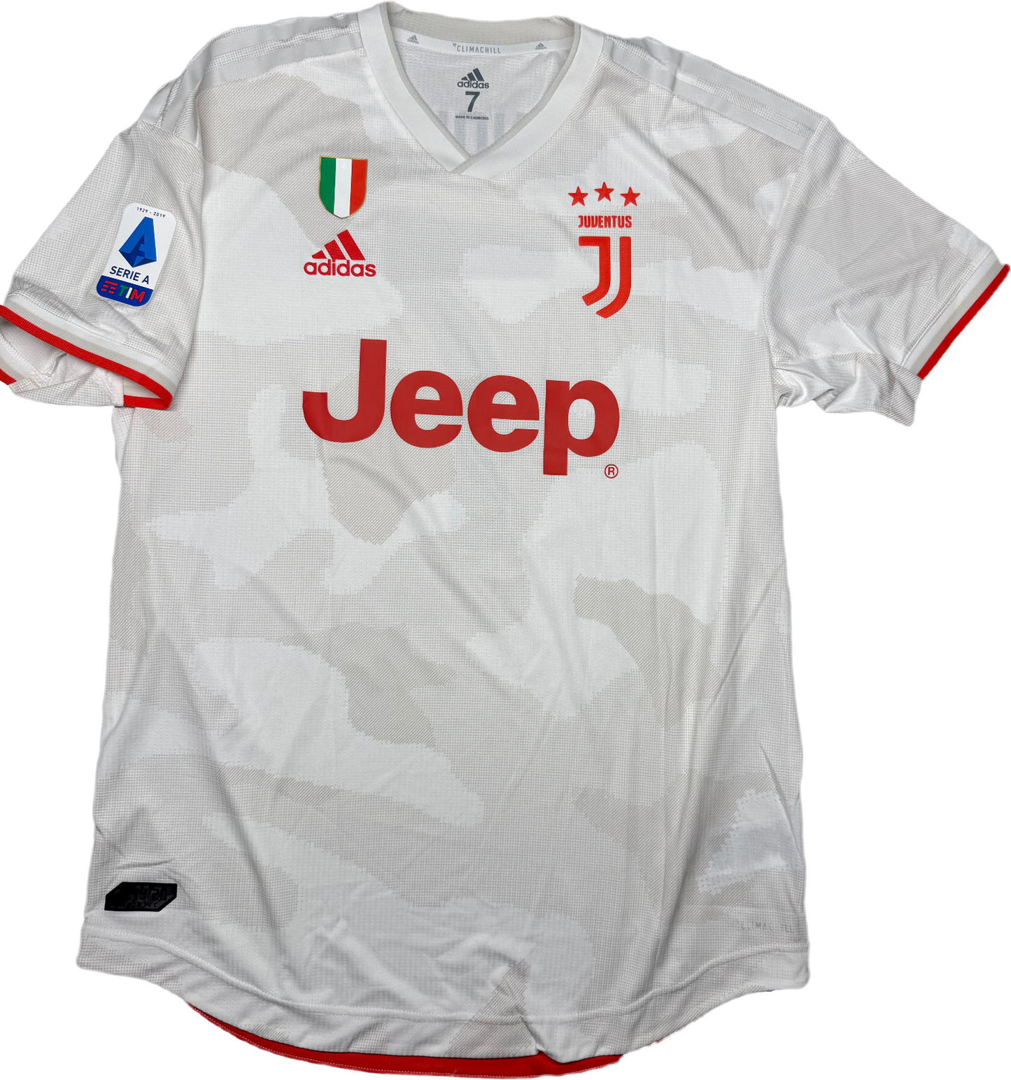 maglia calcio match worn Cristiano Ronaldo juventus Adizero 2019-20 Serie A Jeep