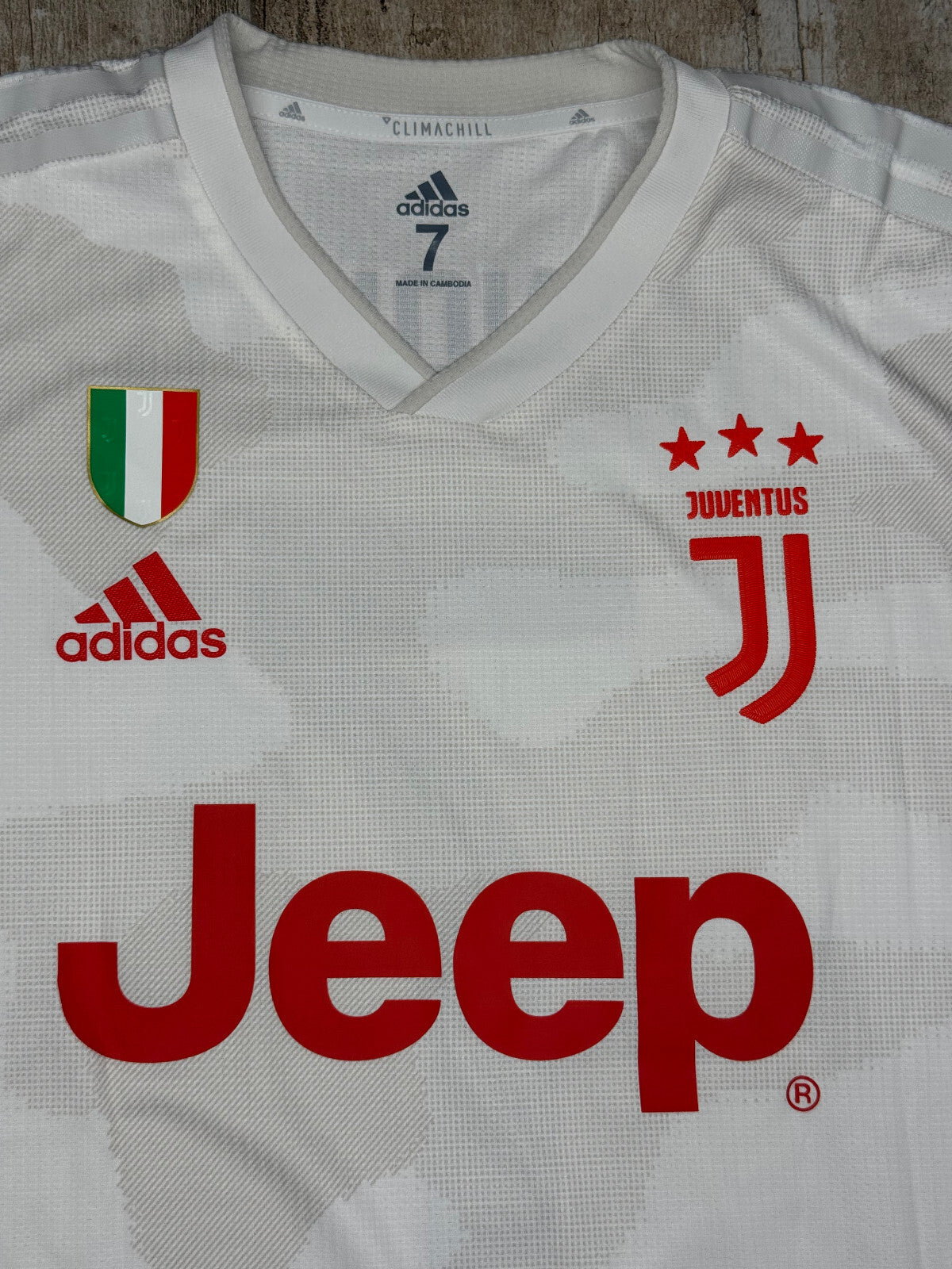 maglia calcio match worn Cristiano Ronaldo juventus Adizero 2019-20 Serie A Jeep