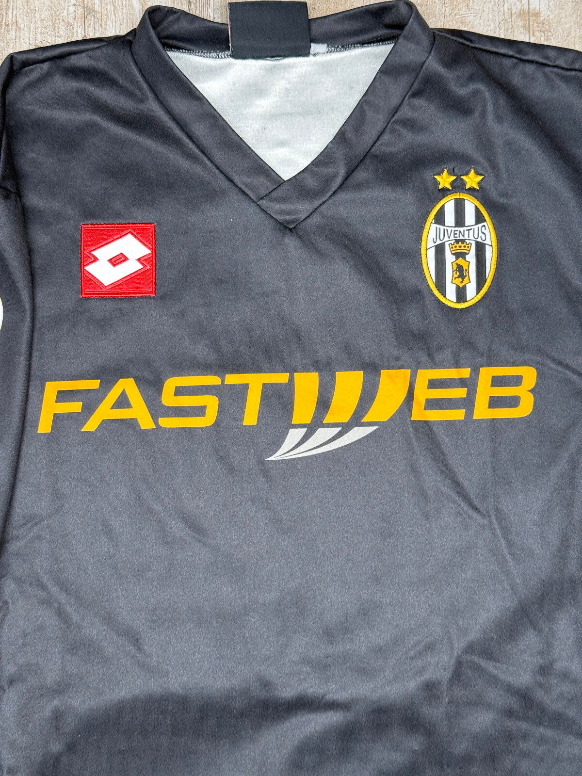 maglia calcio vintage Juventus DEL PIERO Lotto 2001-2002 Fastweb Scudetto shirt