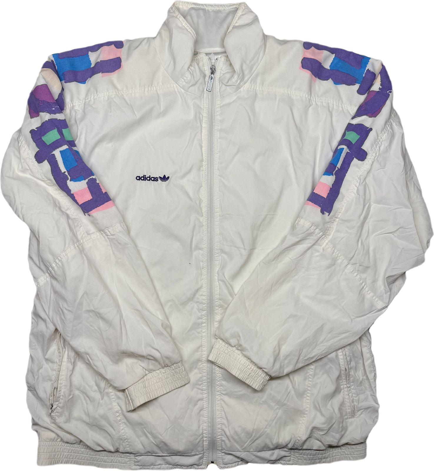 vintage jacket tennis tracktop adidas EDBERG felpa giacca 1991 L