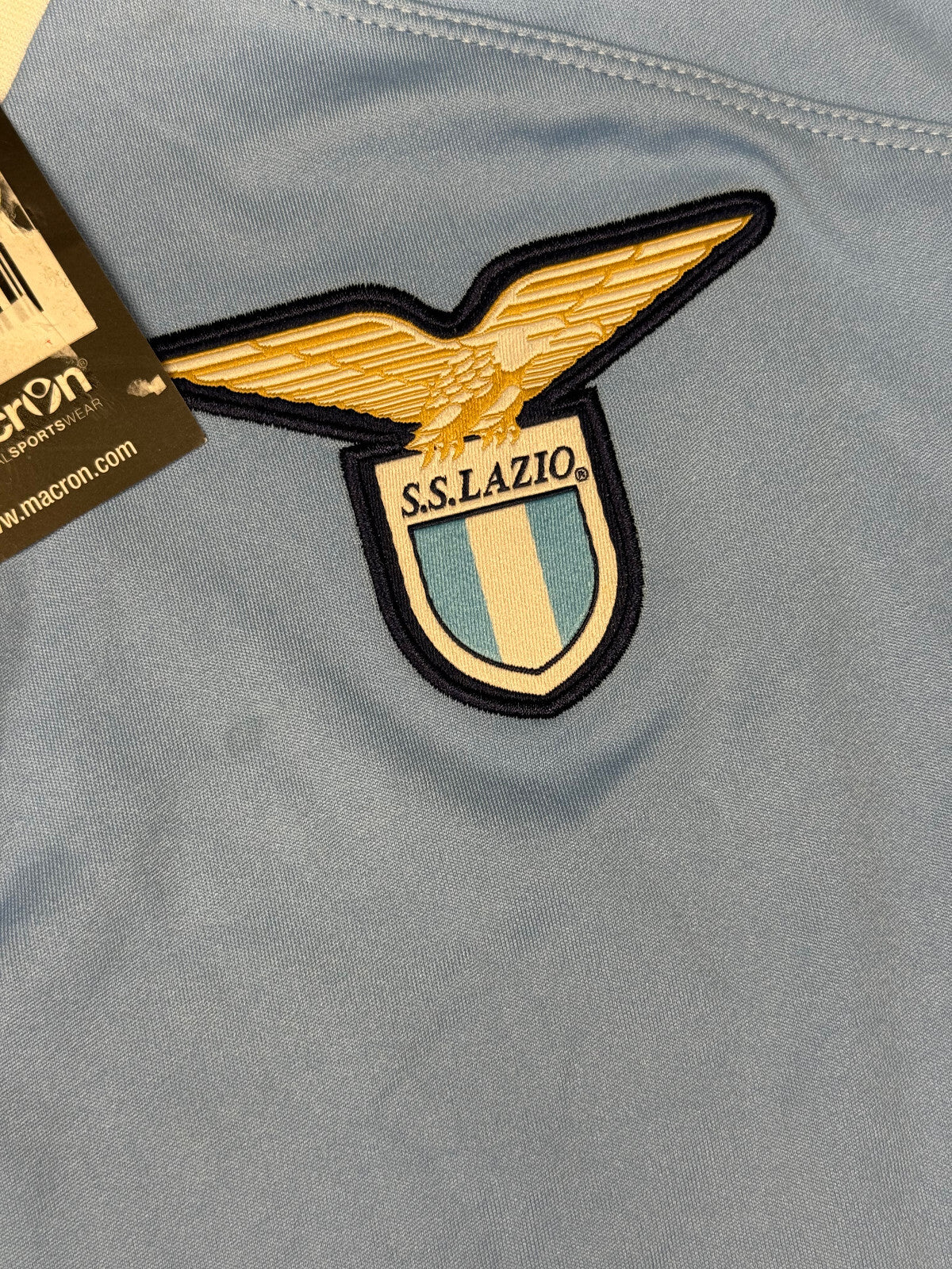 maglia lazio macron calcio KLOSE home shirt maillot camiseta 2013 2014 XL *NEW*