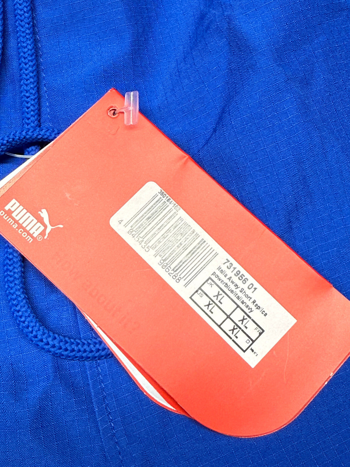 Italia puma mondiali 2006 shorts pantaloncini gara TOTTI *NUOVI* XL