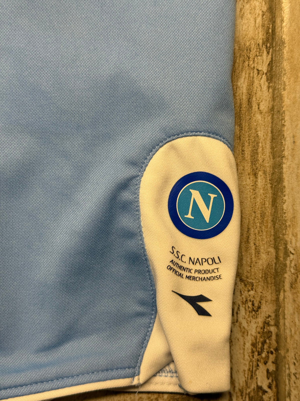 maglia calcio vintage Napoli LAVEZZI 2008 2009 shirt calcio Jersey Diadora Lete