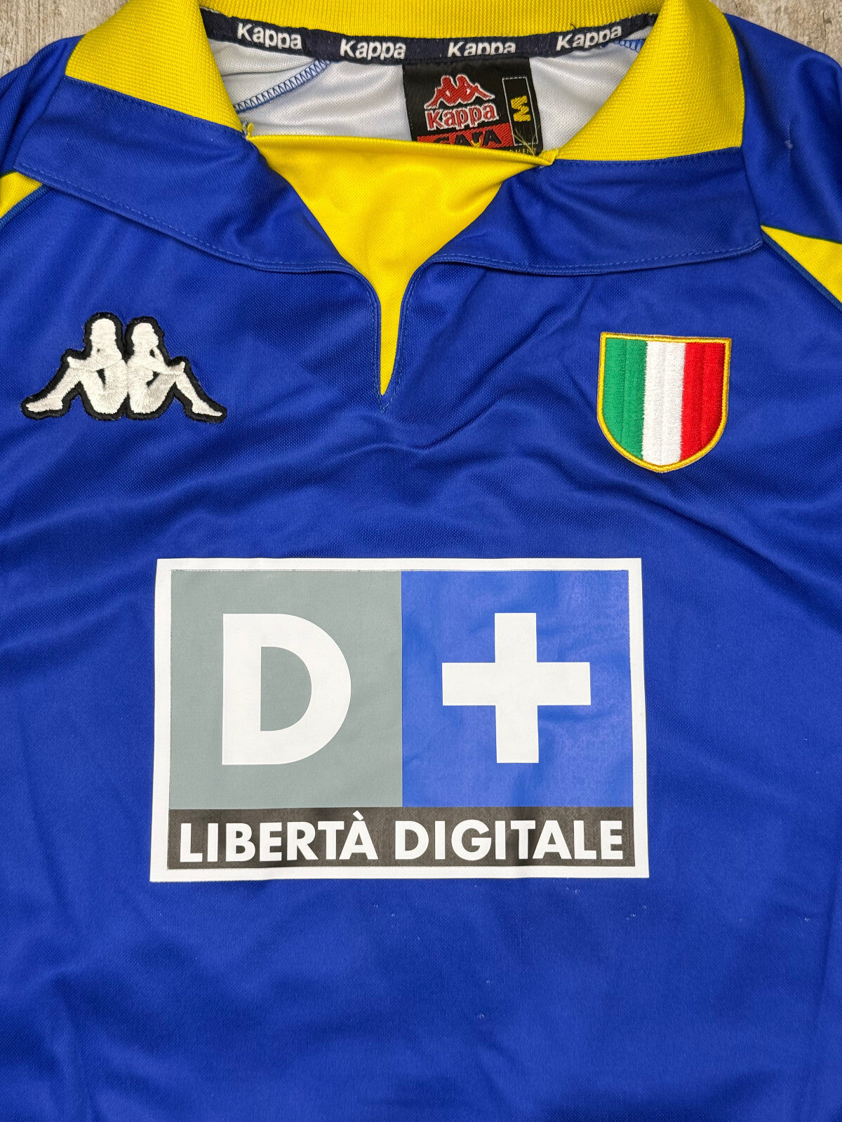 maglia calcio juventus vintage DEL PIERO Kappa 1998 1999 M Serie A jersey D+